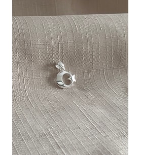 AY YILDIZ 925 AYAR GÜMÜŞ KOLYE