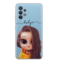 Samsung Red hair Tasarımlı Şeffaf Telefon Kılıfı
