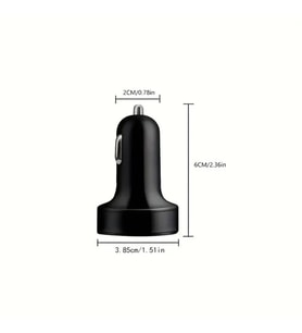 6 Portlu Hızlı Araç Şarj – 4 USB + 2 Type-C Çıkışlı Dijital Göstergeli Oto Şarjı