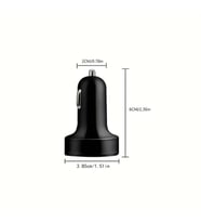 6 Portlu Hızlı Araç Şarj – 4 USB + 2 Type-C Çıkışlı Dijital Göstergeli Oto Şarjı