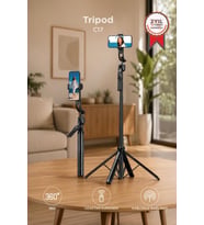 Torima Tripod Çok Amaçlı 1.6M Kamera Telefon Tutucu C17 Siyah