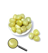 Sertifikalı Tamburlanmış Gerçek Yeşim Taşı Kütle (Çok Renkli)