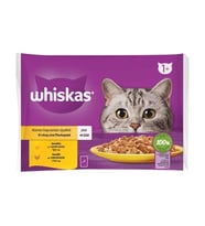 Whiskas Pouch Kümes Hayvanlı Tavuk Hindi Kedi Konserve 4 x 85 Gr