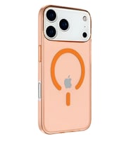 Newface Apple iPhone 17 Pro Kılıf Pc Real Magsafe Kapak - Turuncu