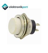 16mm Beyaz Push Buton Metal DS-212 IC-180