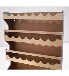 Hobi ADN 90257 Dekoratif Rafterek Dolap CNC Kesim Ahşap MDF HAM MODEL El Yapım