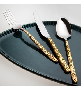 Jumbo 9400 Safari Gold 12 Kişilik 84 Parça Çatal Kaşık Bıçak Seti