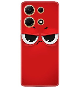 Infınıx Note 30 Kılıf Resimli Desenli Silikon Platinium Series Red 1829
