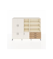 Hyperion Dolap 11 Raflı 3 Çekmeceli 5 Kapaklı 220x44x163 Aytaşı-Aytaşı/Çam