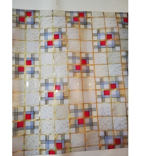 ŞEFFAF MASA ÖRTÜSÜ 1,4 mm 100 cm x 130 cm Kalın DESENLİ Pvc Kaymaz Masa Koruyucu 100 CM X 130 CM