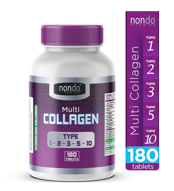 Nondo Kolajen 180 Tablet Multi Collagen Tip 1-2-3-5-10