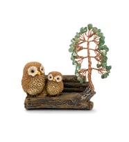 Aventurin Taşı El Yapımı 11x15cm Doğal Taş Dekoratif Hayat Ağacı