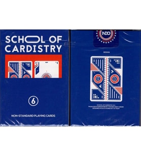 NDO The School of Cardistry V6 Deck Premium Oyun Kağıdı iskambil Kartları Destesi (Karışık)