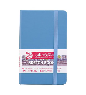 Talens Art Creation Sketchbook Sert Kapak Eskiz Defteri 140 gr 9x14 cm 80 yp MAVİ 