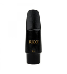 D'Addario RRGMPCSSXB5 Rico Graftonite Soprano Saksafon Beki B5  B Chamber (Medium), 5 Numara Açıklık, Dayanıklı Polikarbonat Materyal ve Dengeli Ton