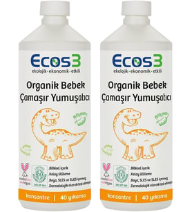 Organik Bebek Çamaşır Yumuşatıcı- 80 Yıkama (2 x 1000 Ml)