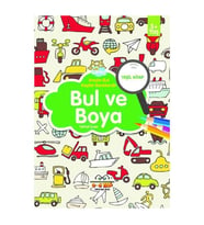 Yeşil Kitap Bul Ve Boya 0-6 Yaş Yayınları