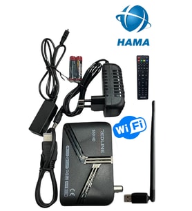 SNRELK Hama redline S50 Çanaklı Çanaksız Full Hd Yeni Kasa Wifi Uydu Alıcısı