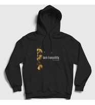Presmono Unisex Siyah Projector Dark Tranquillity Kapüşonlu Sweatshirt 137633tt