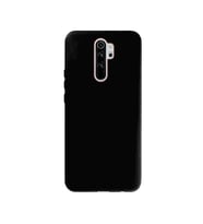 Xiaomi Redmi Note 8 Pro İçi Kadife Silikon Kılıf Siyah