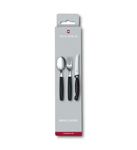 Victorinox 6.7192.F3 Swiss Classic 3 Parça Masa Seti (Siyah)