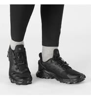 Salomon Supercross Womens Walking Shoes Lastik Bağcıklı Kadın Outdoor Yürüyüş Ayakkabısı Siyah