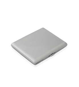 Zekupp Gümüş Gri Metal Sigara Tabakası