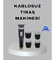 Çelik Bıçaklı Unisex Şarjlı Tıraş Makinesi – Sessiz Motor, Kablosuz Ve Ayarlanabilir
