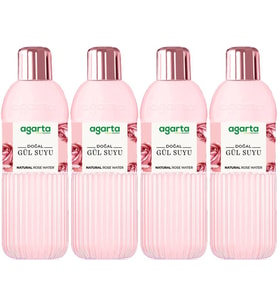 Agarta Doğal Gül Suyu 400ML (4 Lü Set)