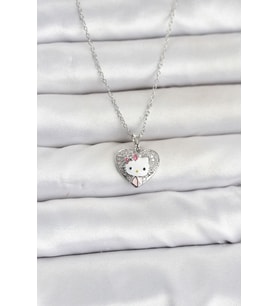 316L Çelik Zincir Gümüş Renk Kitty Model Kolye TJ-BKO11066