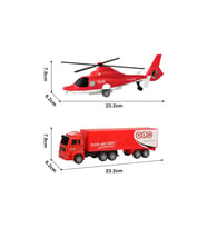 BIG251H1 CITY CAR HELİKOPTER/KAMYON 2 Lİ ARAÇ
