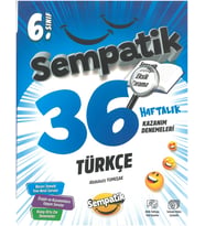 Ünlüler Karması 6.Sınıf Türkçe Sempatik 36 Haftalık Kazanım Denemeleri