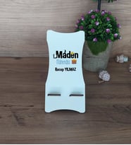 Maden Mühendisi Ahşap Telefon Standı Mühendisler Günü Hediyesi