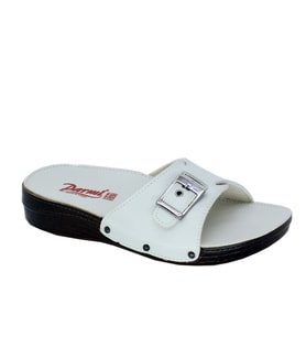 Trendyshose 14701 Kadın Anatomıc Taban Mineli Günlük Terlik (Bej)
