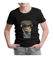 Peaky Blinders - Button Siyah Çocuk Tshirt