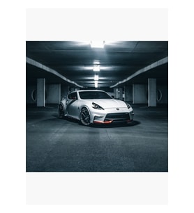 Nissan 370z Nismo Beyaz Tablo Ahşap Poster Dekoratif