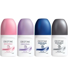 Deotak Roll-On 35ML(Original/Invısıble_Women/Kadın) (Original/Invısıble_Formen/Erkek)Karma(4 Lü Set)