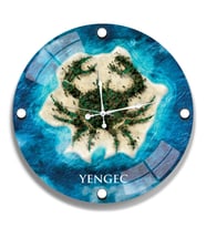 Yengeç Cam Saat - 40 cm