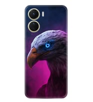Vivo Y16 Kılıf Silikon Desen Özel Seri Kartal 1622