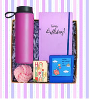 Cam Suluk, Mum, Defter Doğum Günü Hediye Kutusu (Model 1)