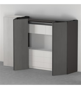 Blum Revego Duo + Duo Çift Kapak Açılır ve İçeri Kayar Kapak Sistemi