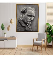 ÇERÇEVELİ ATATÜRK TABLO S40