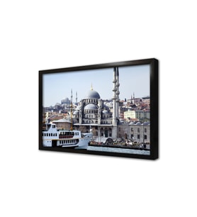 Boğaz Hattı Vapurları Çerçeveli Mdf Tablo