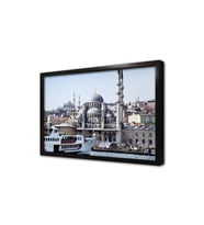 Boğaz Hattı Vapurları Çerçeveli Mdf Tablo