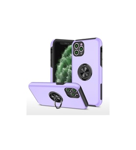 Iphone 11 Kılıf Elit Yüzüklü Kapak - Mor
