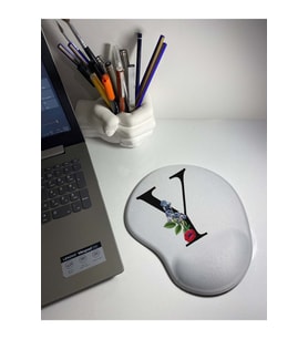 Harf Bakılı Bilek Destekli Mouse Pad