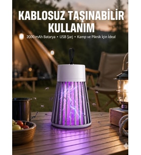 Uzun Ömürlü Bataryalı Taşınabilir Böcek Kovucu