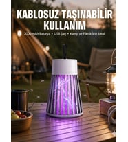 Uzun Ömürlü Bataryalı Taşınabilir Böcek Kovucu
