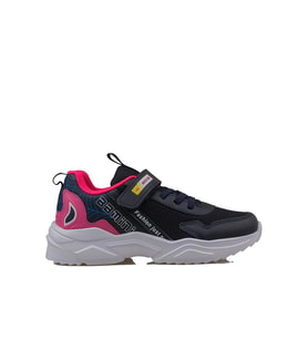 Trend Adımlar Pembe Kalın Hafif Comfortable Unisex Çocuk Sneaker