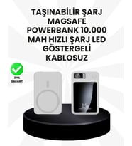 5000mah / 10000mah Kapasiteli Manyetik Usb-c Ve Kablosuz Powerbank